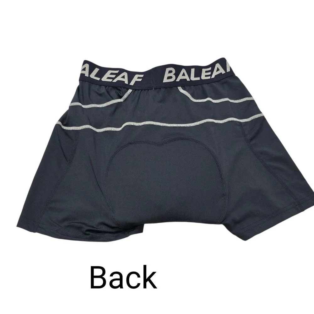 Baleaf Mens Padded Cycling Underwear Shorts 3D Gel‎ Pad Bike Liner Black M